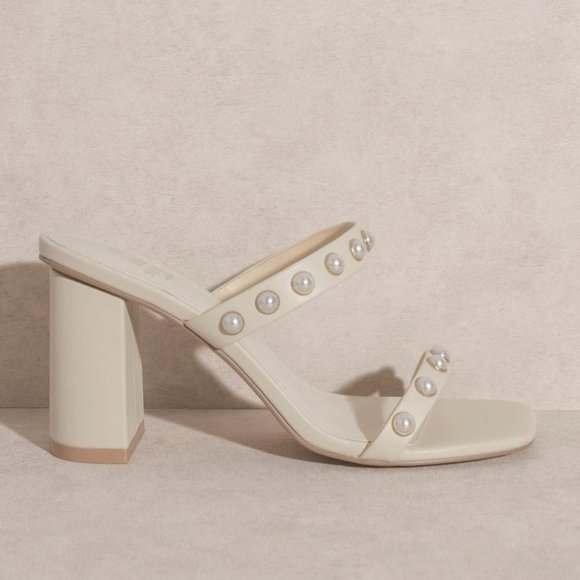 OASIS SOCIETY PEARL STRAP HEELS - Picture 4 of 4